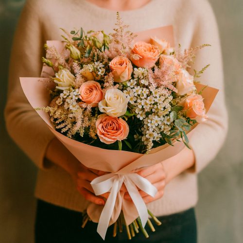 Букет цветов «Пастельный сон»